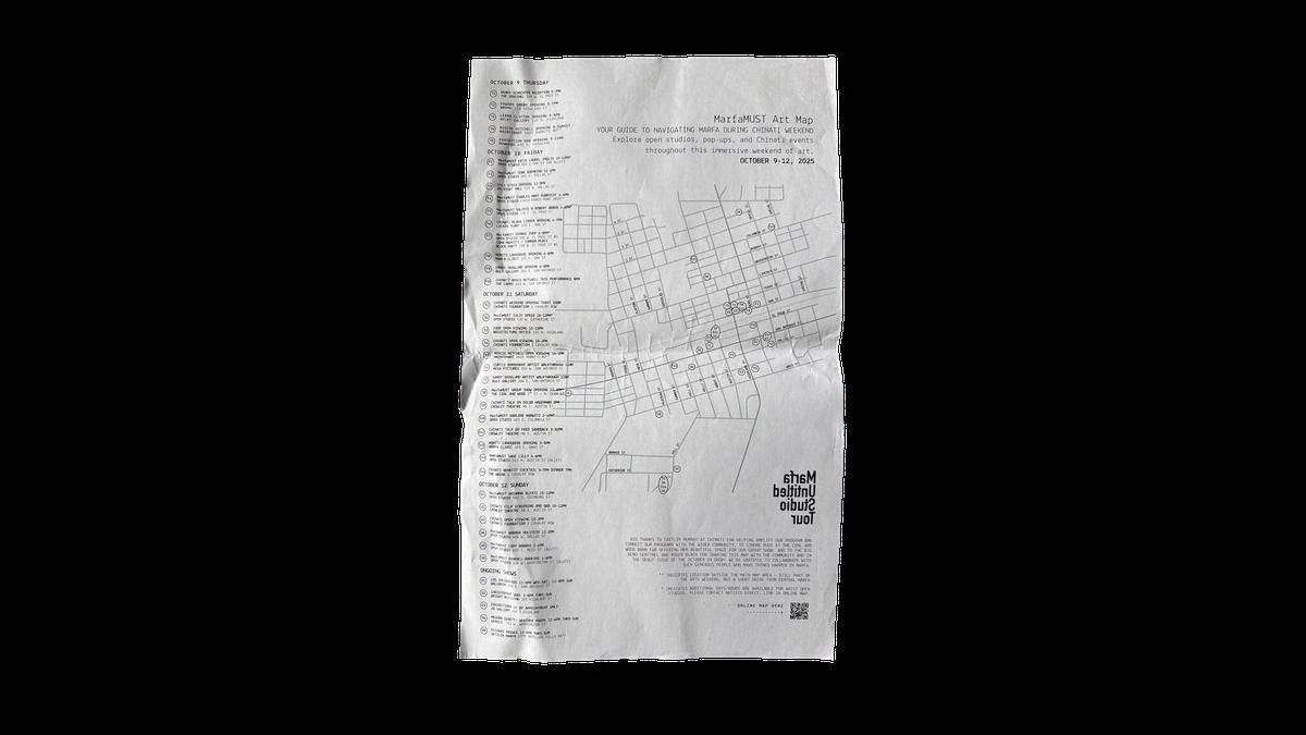 Marfa art map